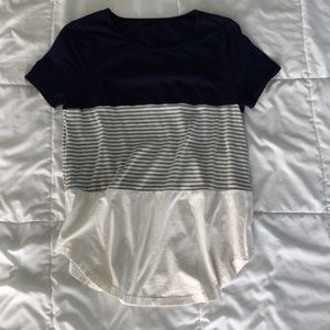 Roolee Triple Threat Tee in Navy